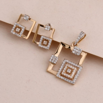 20 carat rose gold ladies pendants set RH-PS985