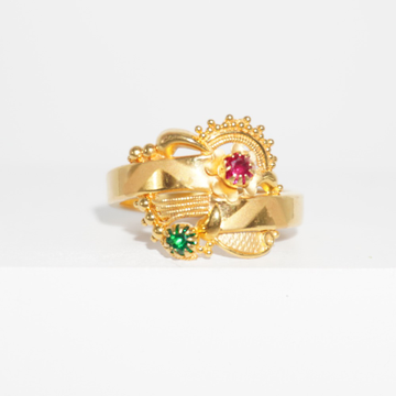 916 gold traditional ring for women