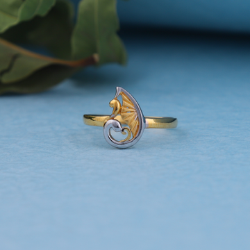 916 Gold plain ring by 