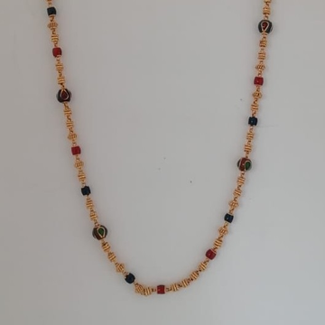 916 gold fancy mina work design chain by 