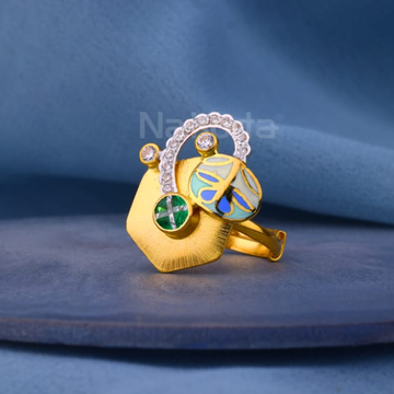 22KT Gold Ladies Delicate Antique Ring LAR379