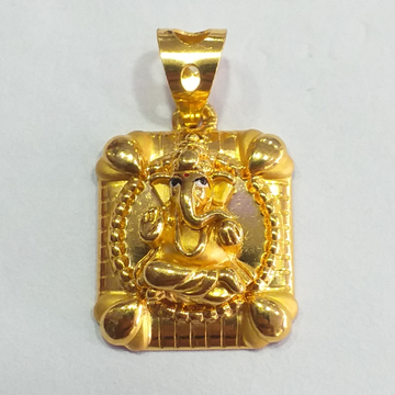 18k Lord Ganesh pendant for gents by 