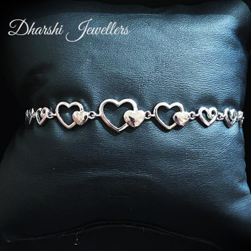 Silver Heart Bracelet by 