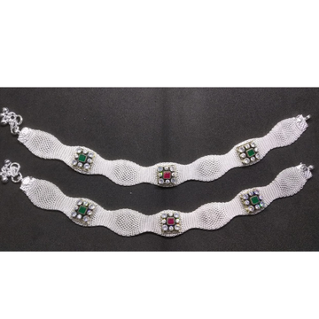 silver traditional ladies anklets payal RH-AP703