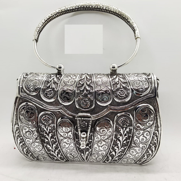 Stylish and 925 Pure Silver Clutch With Handle PO-... by 