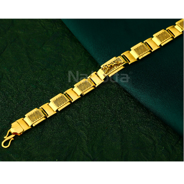 916 Gold  gentlemen's Hallmark Casting Bracelet MC...