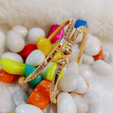 916 Gold Designer Kadali Bangle by 
