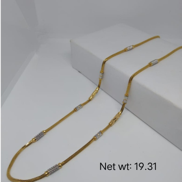 916 Gold Rodium Chain by 