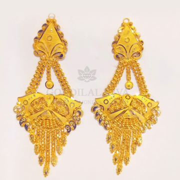 18kt gold earrings gbl81 by 