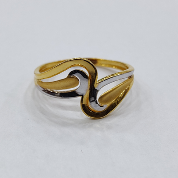 22k gold Symmetry Plain  ring by 