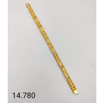 22 carat gold gents bracelet RH-GB523
