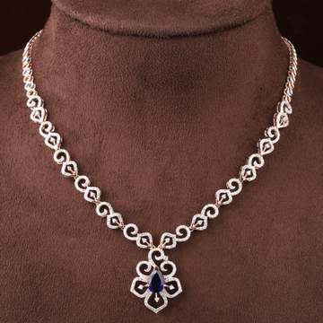 18KT Gold Dazzling Diamond Necklace by 