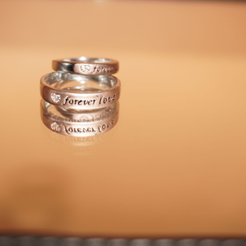 925 Silver Handmade Couple Ring 714R28