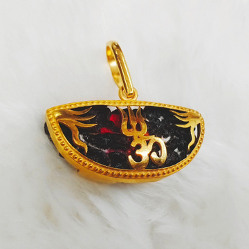 Om mahadev pendant by Simandhar Ornament