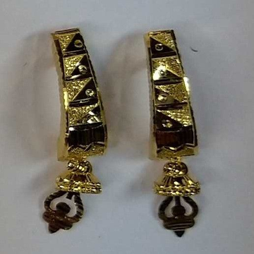 916 Gold Fancy Jtops Earrings Akm-er-131 by 