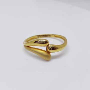 22k gold plain exclusive ladies ring by 