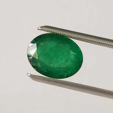 3.07ct oval green emerald-panna by 
