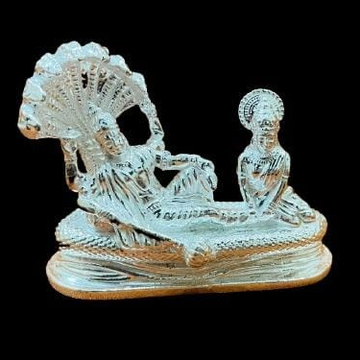 925 Silver Vishnu Laxmi Idol by 