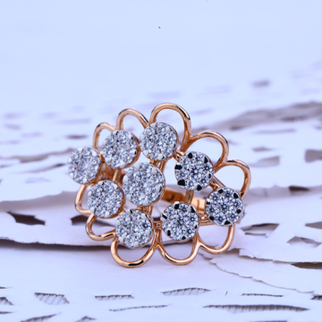 Ladies Rose Gold Designer Ring-RLR125