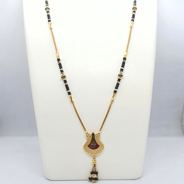 Gold 20.k fancy design mangalsutra by 