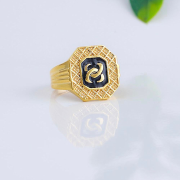 Gold Unique Gents Ring by 