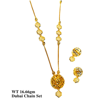 22k Dubai Chain Set by 