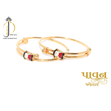 916 / 22ct yellow gold baby hand bangles for littl... by 