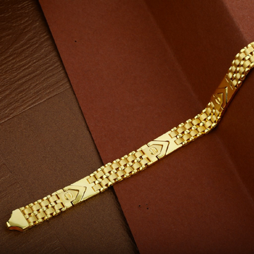 916 Gold Cz Plain Cartier Mens Bracelet-MCRB05
