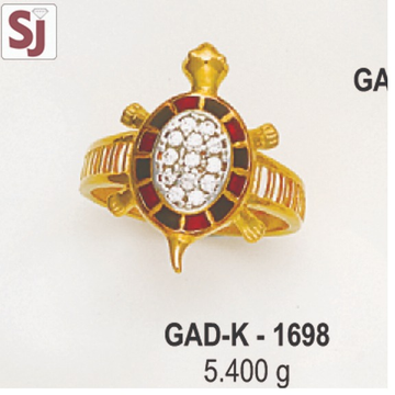 Tortoise Gents Ring Diamond GAD-K-1698
