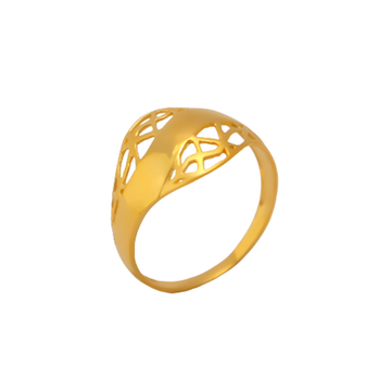 22k Gold Plain Graceful Ring by 