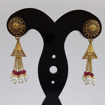 22KT Yellow Gold Eirwen Earrings For Women