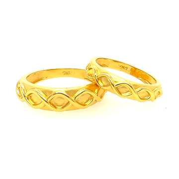 22k Yellow Gold Stunning Couple Bands by 