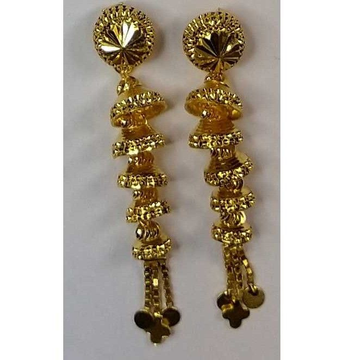 916 Gold Fancy Slowfast Earrings Akm-er-094 by 