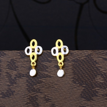 22 carat gold fancy ladies earrings RH-LE629