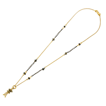 Fancy Chain Pattern Gold Mangalsutra