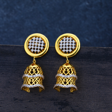 Ladies earrings traditional jummar 22K - LJE20