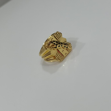 916 Gold Jaguar Design Ring by 