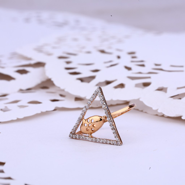 Rose Gold Delicate Fancy Ring-RLR294
