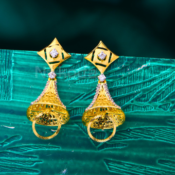 916 Gold Ladies Gorgeous Jhummar Earring LJE482