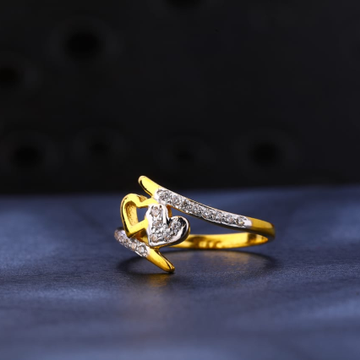 916 Gold CZ Hallmark Ladies Fancy Ring LR1284