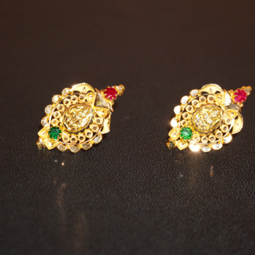 916 Gold Stylish Earrings 10R889