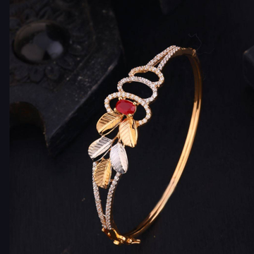 22k gold leaf design ladies bracelet by 