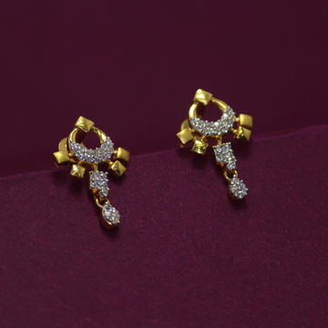 22KT Hallmarked Classic Earring by Simandhar Jewellers