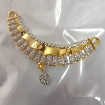 22K(916)Gold Ladies Diamond Fancy M.S Pendent by Sneh Ornaments