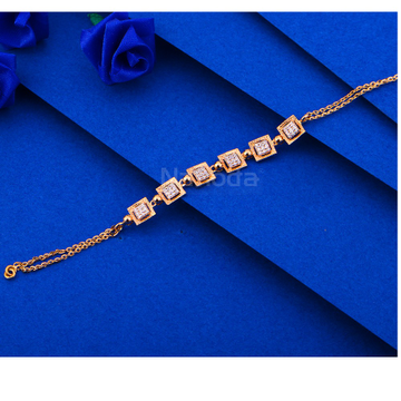 750 Rose Gold Gorgeous Ladies Bracelet RLB87