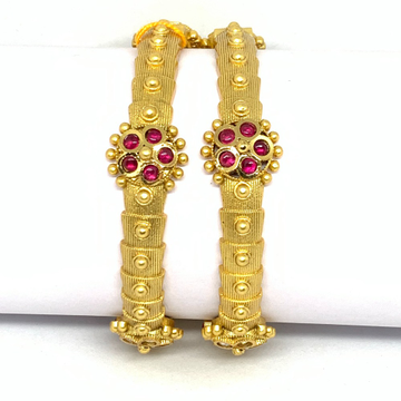 Designer Gold Bangles by Rajasthan Jewellers Private Limited