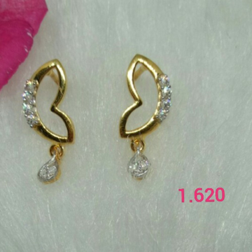 Gold Handmade Design Earrings by 