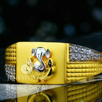 916 gold gents ring