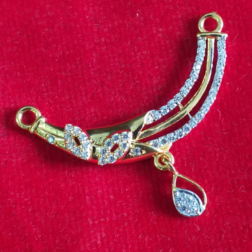 Hallmark gold diamond fancy design mangalsutra pendant by 
