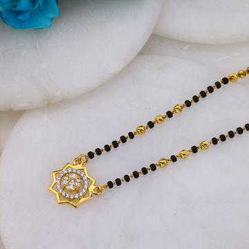 simple daily wear gold mangalsutra by 